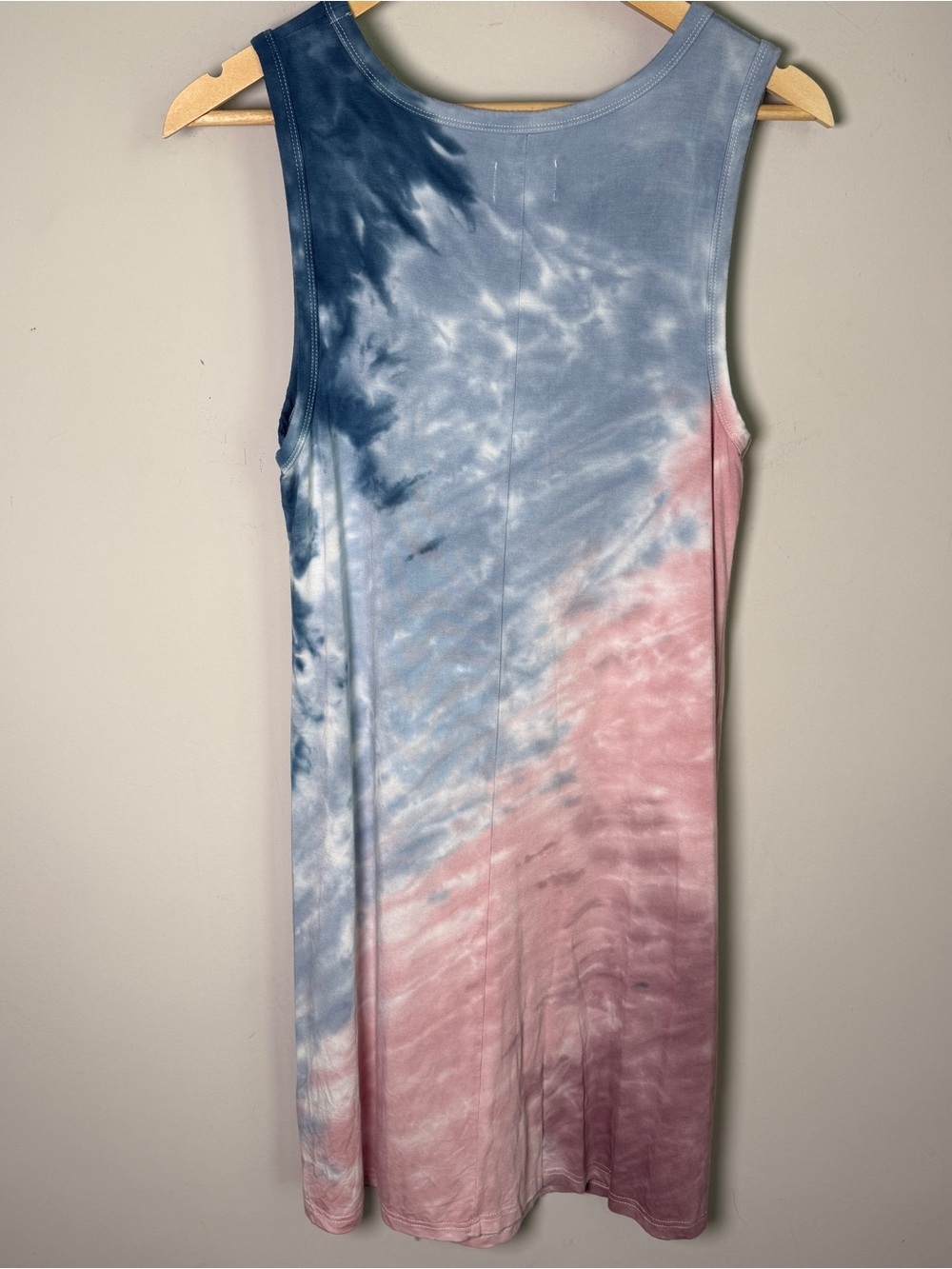 Thread and Supply Tie Dye Tank Dress Modal Sleeveless boho summer - L - Picture 3 of 6